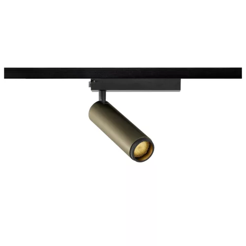 GRIP! M bronz-fekete 3000K hengeres dimmelhető állítható LED spot lámpa 1 fázisú sínhez