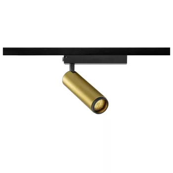   GRIP! M arany-fekete 3000K hengeres dimmelhető állítható LED spot lámpa 1 fázisú sínhez