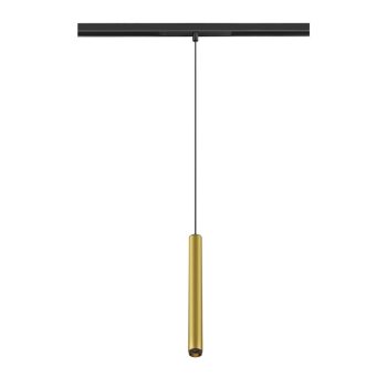   GRIP! S 48V arany-fekete 2700K DALI hengeres dimmelhető függesztett LED lámpa 48V alacsony feszültségű sínhez