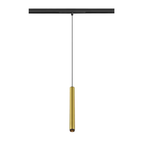 GRIP! S 48V arany-fekete 2700K DALI hengeres dimmelhető függesztett LED lámpa 48V alacsony feszültségű sínhez