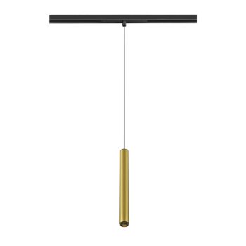   GRIP! S 48V arany-fekete 3000K DALI hengeres dimmelhető függesztett LED lámpa 48V alacsony feszültségű sínhez