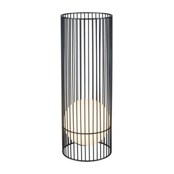 GRID SUN fekete-fehér kültéri földön álló lámpa