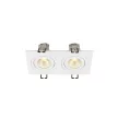 NEW TRIA 155 LED fehér mennyezetbe süllyeszthető dupla spot LED lámpa