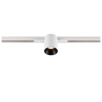   FIX-IT! 48V DALI fehér-fekete 2700K 6.6W 36° kerek LED spot lámpa 48V felületre szerelt alacsony feszültségű sínhez