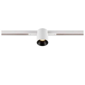   FIX-IT! 48V DALI fehér-fekete 3000K 6.6W 36° kerek LED spot lámpa 48V felületre szerelt alacsony feszültségű sínhez