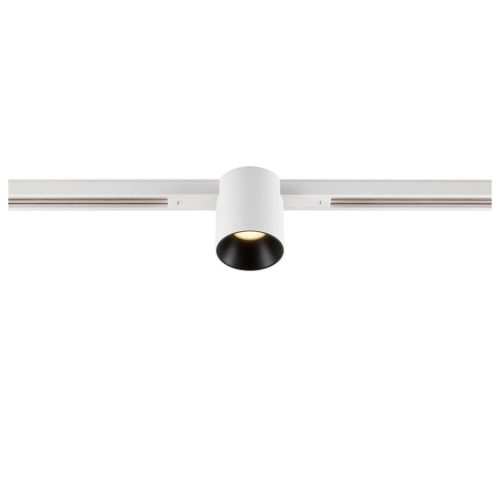 FIX-IT! 48V DALI fehér-fekete 3000K 6.6W 36° kerek LED spot lámpa 48V felületre szerelt alacsony feszültségű sínhez