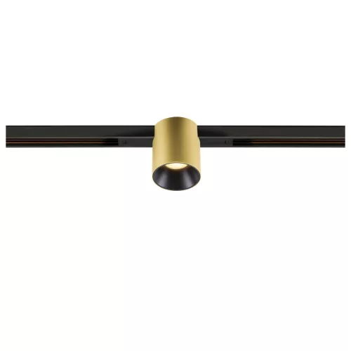 FIX-IT! 48V DALI arany-fekete 2000-3000K 7.4W 36° kerek LED spot lámpa 48V felületre szerelt alacsony feszültségű sínhez