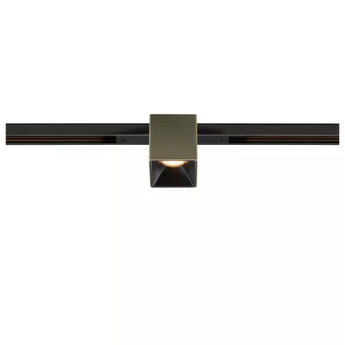 FIX-IT! 48V DALI bronz-fekete 2700K 6.6W 36° szögletes LED spot lámpa 48V felületre szerelt alacsony feszültségű sínhez