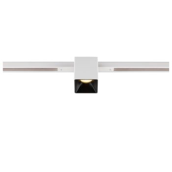   FIX-IT! 48V DALI fehér-fekete 2000-3000K 7.4W 36° szögletes LED spot lámpa 48V felületre szerelt alacsony feszültségű sínhez