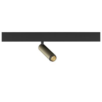   GRIP! S 48V bronz-fekete 3000K DALI dimmelhető állítható spot LED lámpa magasított és süllyesztett 48V alacsony feszültségű sínhez