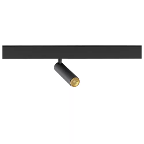 GRIP! S 48V fekete-arany dim-to-warm DALI dimmelhető állítható spot LED lámpa magasított és süllyesztett 48V alacsony feszültségű sínhez