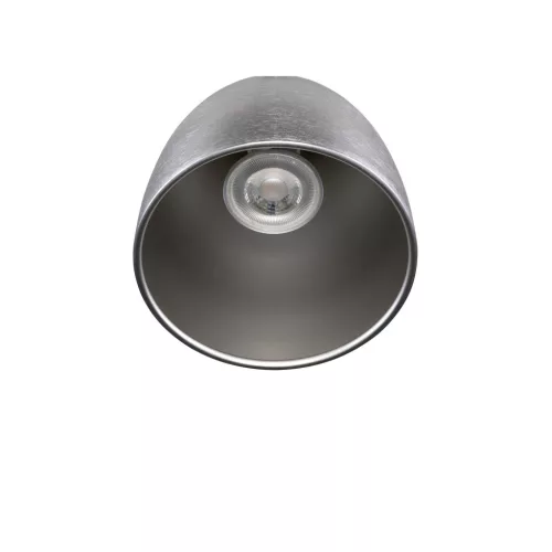 PARA CONE 14 szálcsiszolt alumínium GU10 állítható spot lámpa 1 fázisú sínhez