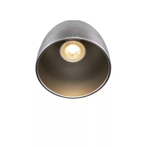 PARA CONE 14 szálcsiszolt alumínium GU10 függesztett lámpatest 1 fázisú sínhez