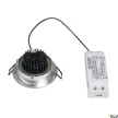 SLV NEW TRIA 1 SET 113876 alumínium állítható mennyezeti LED spot lámpa és tápegység szett