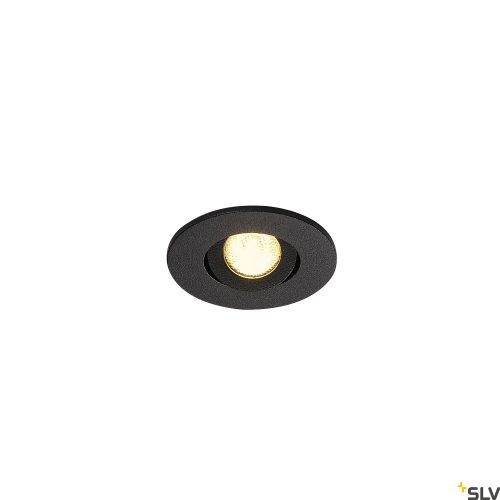 SLV NEW TRIA MINI SET 113970 fekete állítható mennyezeti LED spot lámpa és tápegység szett