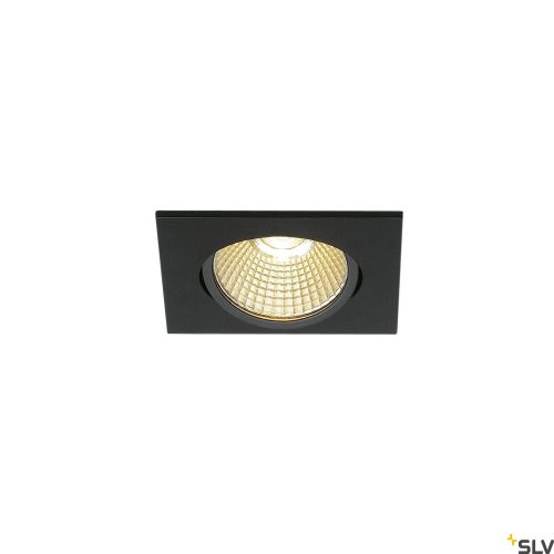 SLV NEW TRIA 68 114390 fekete dimmelhető állítható mennyezeti LED spot lámpa és tápegység szett