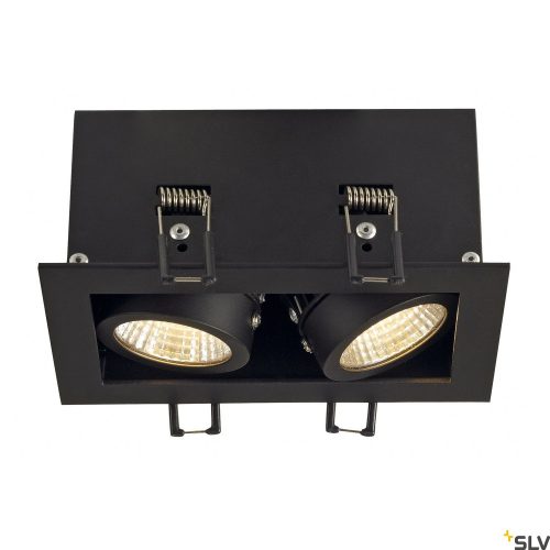 SLV KADUX 2 LED 115710 fekete dimmelhető állítható süllyesztett spot lámpa