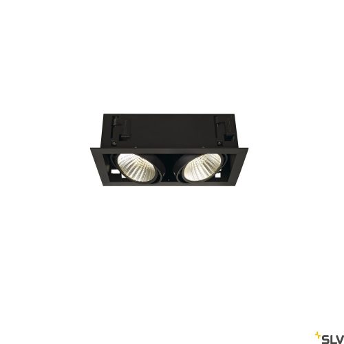 SLV KADUX 2 LED 115740 fekete dimmelhető állítható süllyesztett spot lámpa