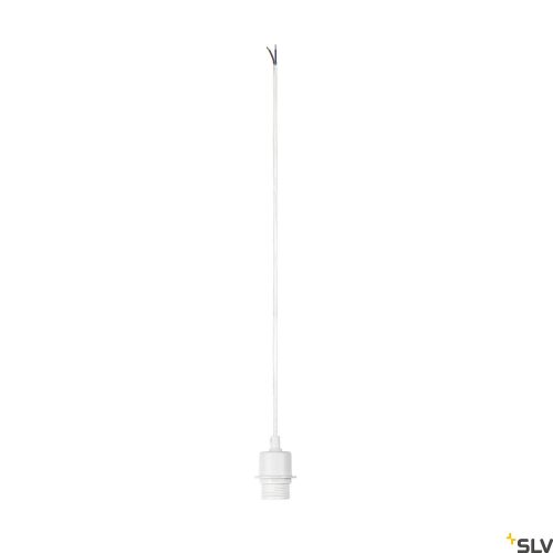 SLV FENDA 132661 fehér lámpa foglalat és kábel szett