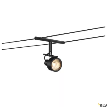 SLV TENSEO SALUNA 139130 fekete sodronyos lámpa armatúra
