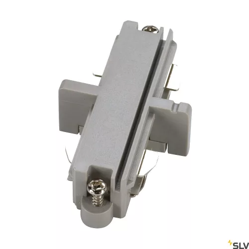 SLV ONE-TRACK 143092 szürke 1 fázisú felületre szerelhető sín toldó elem