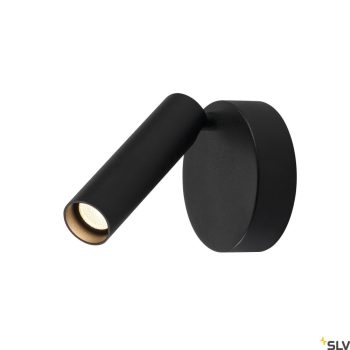 SLV KARPO LED 152330 fekete fali és mennyezeti spot lámpa