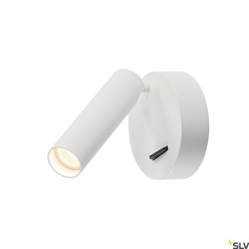 SLV KARPO LED 152341 fehér fali kapcsolós spot lámpa