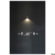 SLV QUAD 1 XL 232435 antracit kültéri fali LED lámpa