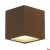 SLV SITRA CUBE 232537 rozsda kültéri fali lámpa