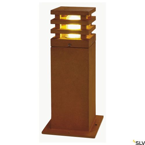 SLV RUSTY SQUARE 40 233427 corten acél kültéri LED allólámpa