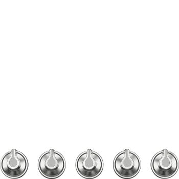 SMEG Linea 5MP1GOG króm kezelőgomb Gas on Glass főzőlapokhoz