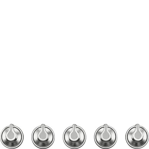 SMEG Linea 5MP1GOG króm kezelőgomb Gas on Glass főzőlapokhoz