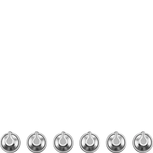SMEG Linea 6MP1PGF fekete ezüst kezelőgomb PGF főzőlapokhoz