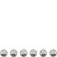 SMEG Linea 6MP1PGF fekete ezüst kezelőgomb PGF főzőlapokhoz