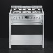 SMEG Classica A1-9 inox professzionális szabadonálló gáztűzhely