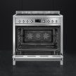 SMEG Classica A1-9 inox professzionális szabadonálló gáztűzhely