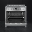 SMEG Classica A1-9 inox professzionális szabadonálló gáztűzhely