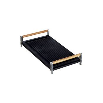 SMEG BB3679 grillsütő lap fa fogantyúval gáz főzőlapohoz