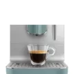 SMEG Collezione BCC12EGMEU matt smaragdzöld automata darálós kávéfőző tejhabosítóval