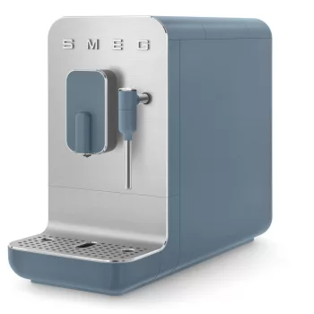 SMEG Collezione BCC12SBMEU viharkék automata darálós kávéfőző tejhabosítóval