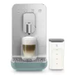 SMEG Collezione BCC13EGMEU smaragdzöld automata darálós design kávéfőző integrált tejhabosítóval