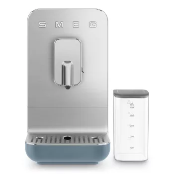 SMEG Collezione BCC13SBMEU viharkék automata darálós design kávéfőző integrált tejhabosítóval