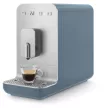 SMEG Collezione BCC13SBMEU viharkék automata darálós design kávéfőző integrált tejhabosítóval
