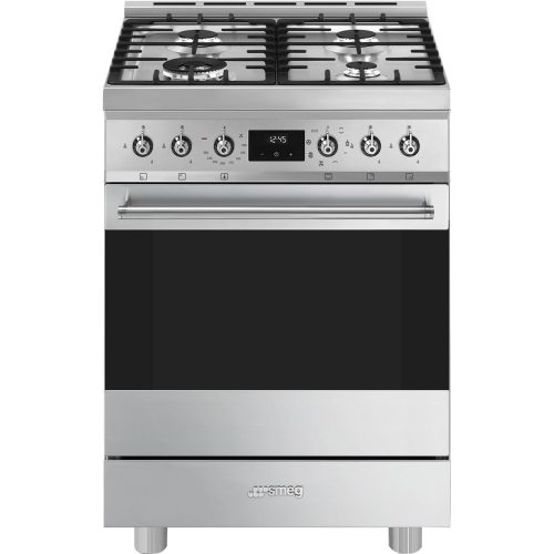 SMEG Classica C6GMX2 inox professzionális szabadonálló gáztűzhely