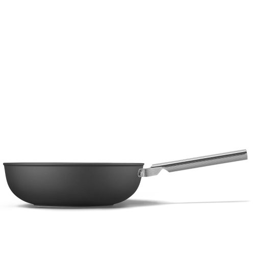 SMEG 50's Style CKFW3001BLM fekete tapadásmentes wok serpenyő