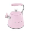 SMEG 50'S Style CKLW2001PK rózsaszín retro design fütyülős teáskanna