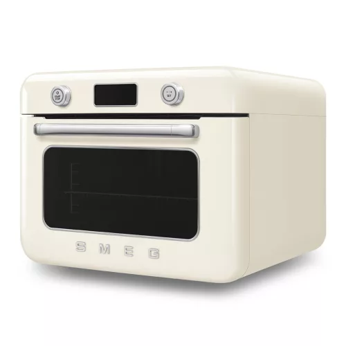 SMEG 50's style COF01CREU bézs hordozható asztali kombinált sütő gőz funkcióval