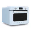 SMEG 50's style COF01PBEU világoskék hordozható asztali kombinált sütő gőz funkcióval