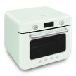 SMEG 50's style COF01PGEU világoszöld hordozható asztali kombinált sütő gőz funkcióval