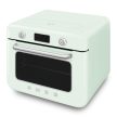SMEG 50's style COF01PGEU világoszöld hordozható asztali kombinált sütő gőz funkcióval